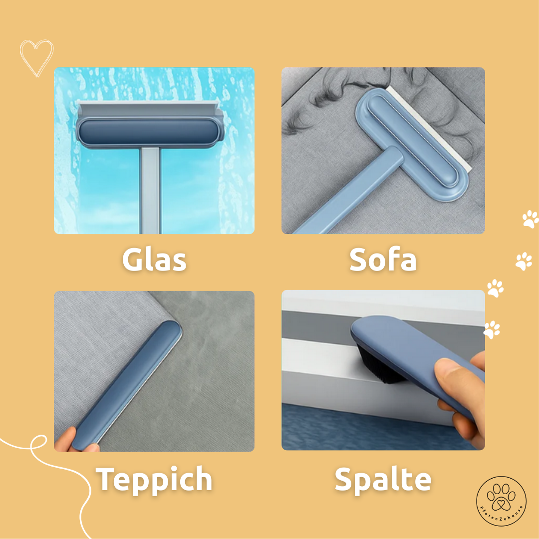 PfotenZuhause™ 3-in-1 Tierhaarentferner