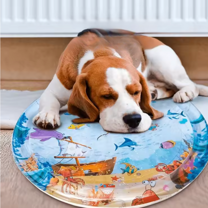 KühlKumpel™ – Tierisch frische Spielmatte